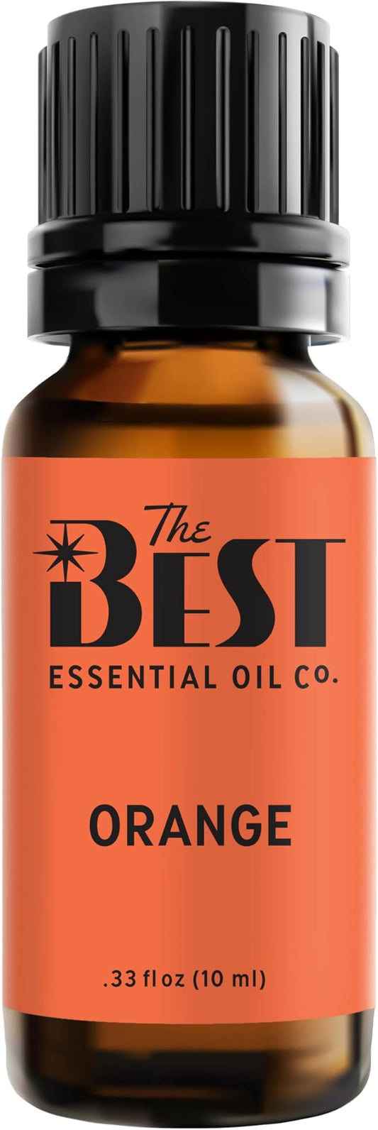 The Best Orange Essential Oil Premium Grade- 100% Pure & Natural for Aromatherapy, Diffuser, Spa, Massage, Air Freshener- 10 ml (.33 fl oz)