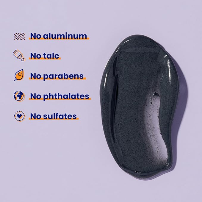 Megababe Underarm Mask - Happy Pits | With Detoxifying Charcoal & Vitamin C | 3 fl oz