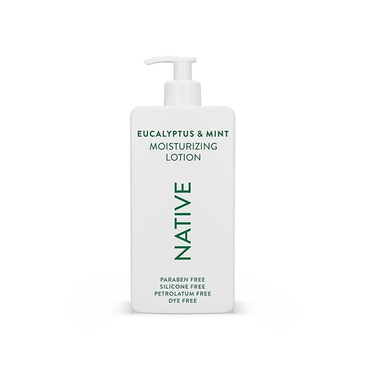 Native Body Lotion Contains Naturally Derived Plant-Based Moisturizers for Women and Men | Restores Dry Skin, Eucalyptus & Mint, 16.5 fl oz
