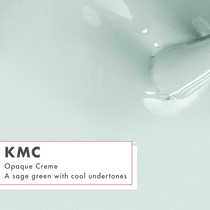 Olive & June Gel Polish | UV LED Nail Lamp Needed | Long Lasting Formula | Up to 21 Days of Wear | Damage-Free Removal | Salon-Quality Manicure, Pedicure at Home | KMC | Pastel Sage