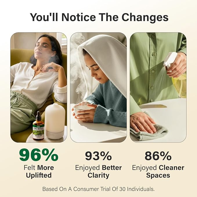 KUKKA Pine Needle Essential Oils - 4 Fl Oz - for Hair, Skin, Diffuser, Aromatherapy & DIY Soap Making Scent