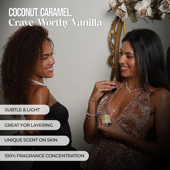 Eternal Vanilla Wear Perfume Oil for Women & Men- Eau De Perfum - Unisex Concentrated Perfume insp by Eternalperfumeoils - Alcohol Free Scent - Long Lasting Designer Perfumes 30ml.