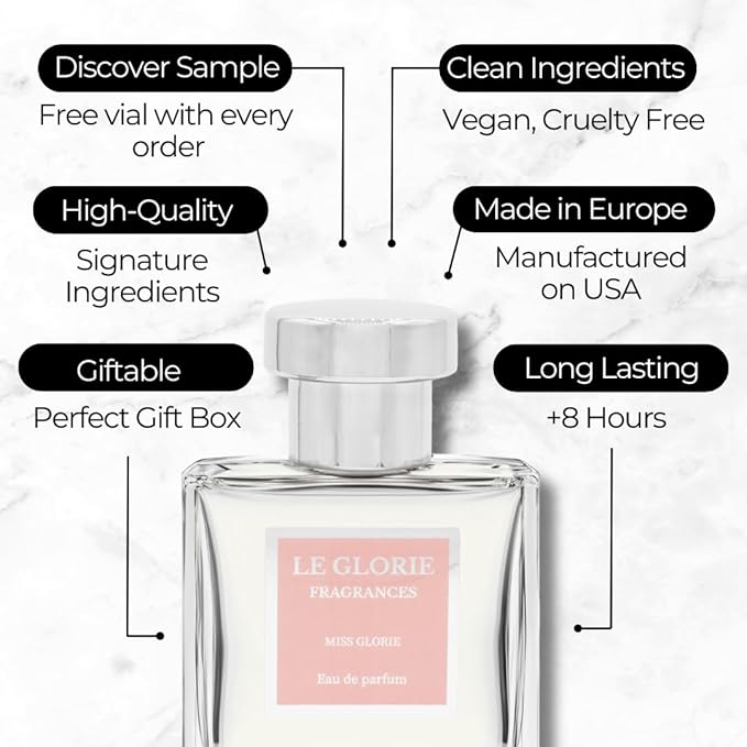 inspired by M.i.ss D. Miss Glorie EDP, Long Lasting Luxury Perfume Spray for Women, Cruelty Free - 1.7 oz 50ml