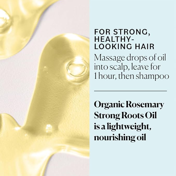 Sky Organics - Organic Rosemary Oil with Strong Roots - Hair Growth Serum with Macadamia, Jojoba & Essential Oils for Scalp - Natural Beauty and Hair Care - 2 fl oz