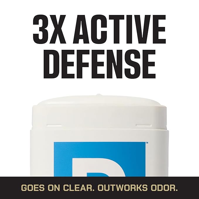 Duke Cannon Aluminum-Free Deodorant for Men - Air Defense, Fresh Water + Citrus, 3 oz – Long-Lasting, Clear Glide, Skin-Soothing Formula (Superior)