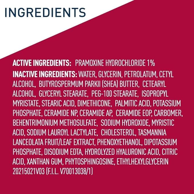 CeraVe Moisturizing Cream for Dry Skin Relief, 12 Ounce, Fragrance Free Cream with Pramoxine for Itch Relief