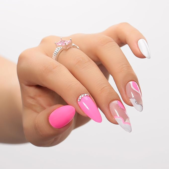 MAYCHAO 15ML Bright Pink Gel Nail Polish 1Pc Bubblegum Pink Gel Polish Soak Off UV LED Nail Polish Nail Art Starter Manicure Salon DIY at Home, 0.5 OZ