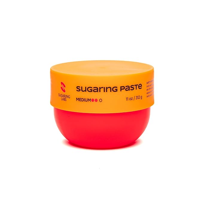 MEDIUM Sugaring Paste for HOME USE 11oz / 312g. Sugar Wax for ALL HAIR TYPES, legs, arms, face.