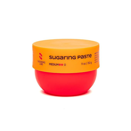 MEDIUM Sugaring Paste for HOME USE 11oz / 312g. Sugar Wax for ALL HAIR TYPES, legs, arms, face.