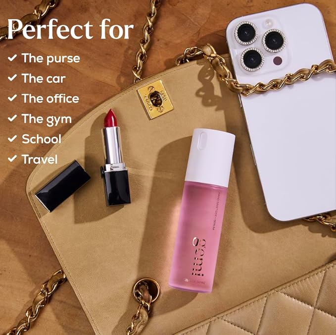 Hand Sanitizer + Serum™ | Solenne | Hydrating K-Beauty Formula with Centella, Vitamin B5 & Green Tea | Kills 99.9% of Germs | Fresh Scent with Lavender, Geranium & White Musk | 650 Sprays