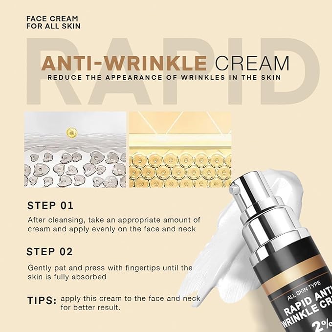 Wrinkle Cream for Men: Age Defender Anti-Aging Face Cream with Hyaluronic Acid, Collagen & Shea Butter – Firming & Smoothing Face Moisturizer to Reduce Fine Lines & Wrinkles, 1.7oz