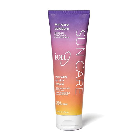 ion Sun Care Air Dry Cream, increases volume, Reduces frizz, Cruelty Free, Vegan, 4 Fl Oz