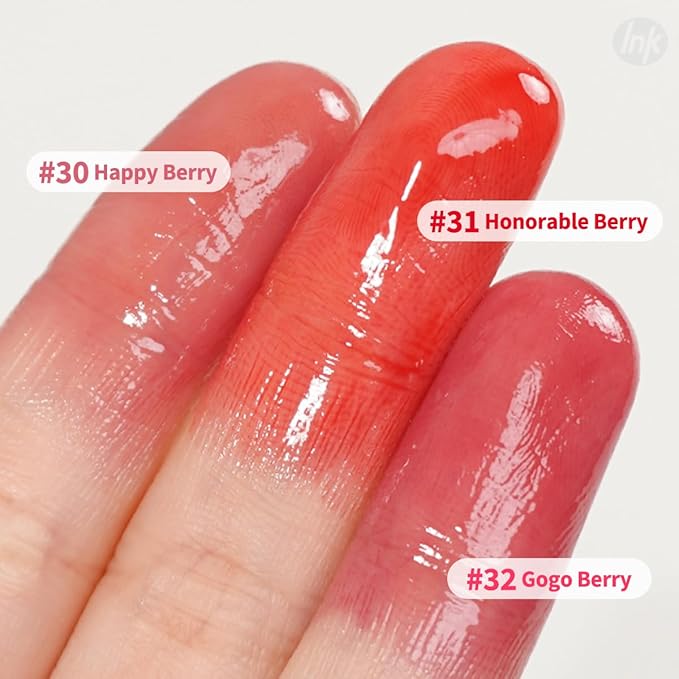 Peripera Ink Mood Glowy Tint | Lip-Plumping, Naturally Moisturizing, Lightweight, Glow-Boosting, Long-Lasting, Comfortable, Non-Sticky, No White Film (030 HAPPY BERRY)