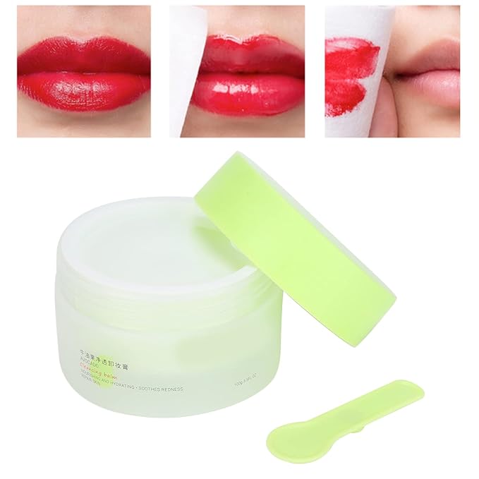 Makeup Remover Cleansing Balm Cream Cleanser Cleansing Cream Gentle Moisturizing 10 Seconds Quick Remover with Magnetic Digging Spoon for Facial Blackhead Removal