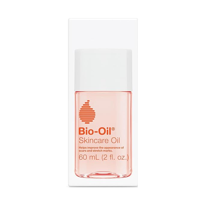 Bio-Oil Skincare Body Oil Serum for Sensitive and Dry Skin, Face and Body Moisturizer for Scars & Stretch Marks, Hydrates with Vitamins E & A, Dermatologist Recommended, Non-Comedogenic, 2 Oz