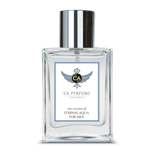 CA Perfume Impression of Eternal Aqua For Men for Men Woody Aromatic Fragrance Long Lasting Mens Cologne Eau De Parfum 1.7 Fl Oz 50ml