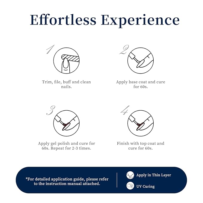 MAYCHAO 15ML Blue Gel Nail Polish 1Pc Navy Blue Gel Polish Soak Off UV LED Nail Polish Nail Art Starter Manicure Salon DIY at Home, 0.5 OZ