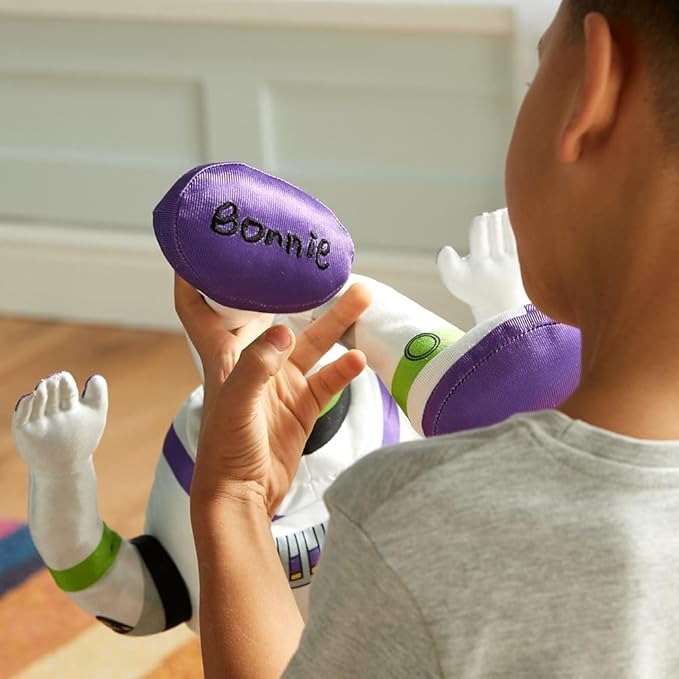 Disney Store Official Toy Story Plush, Buzz Lightyear, Iconic Cuddly Toy Character with Embroidered Eyes and Soft Plush Features, Suitable for All Ages