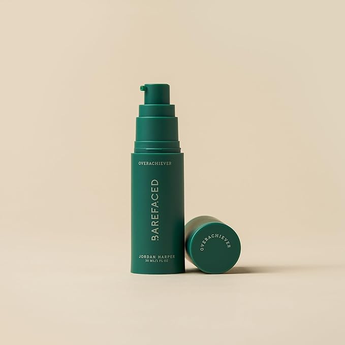 Barefaced Overachiever 1 Fl Oz – 10-in-1 Skin Booster with Bakuchiol, Resveratrol & Green Tea – Retinol Alternative, Pregnancy-Safe, Hydrates, Minimizes Pores & Fine Lines