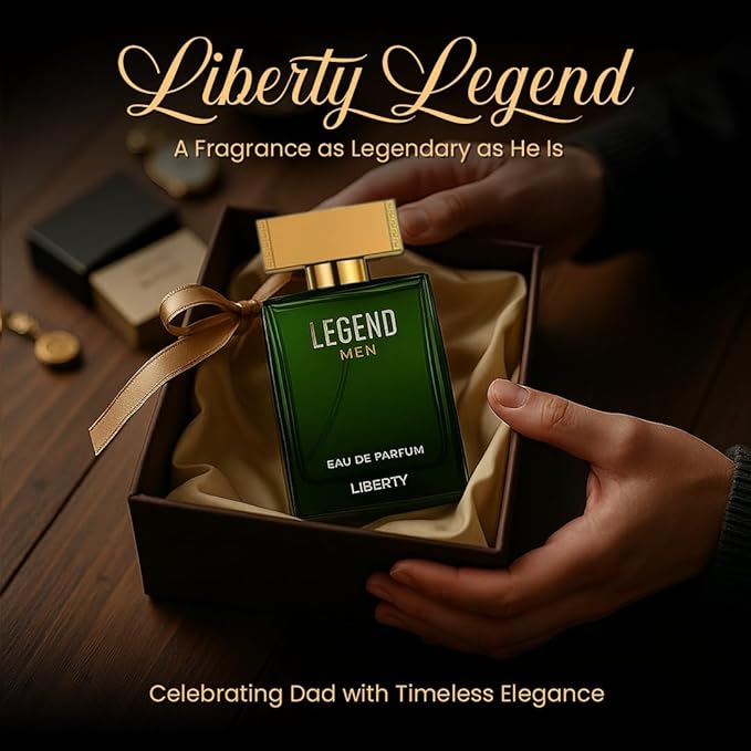 Liberty Legend Eau de Parfum for Men - Long Lasting Perfume with Bold Oriental Woody Notes, Signature Luxury Fragrance for Confidence Style Attraction, Perfume for men, Gift For Men,100ml