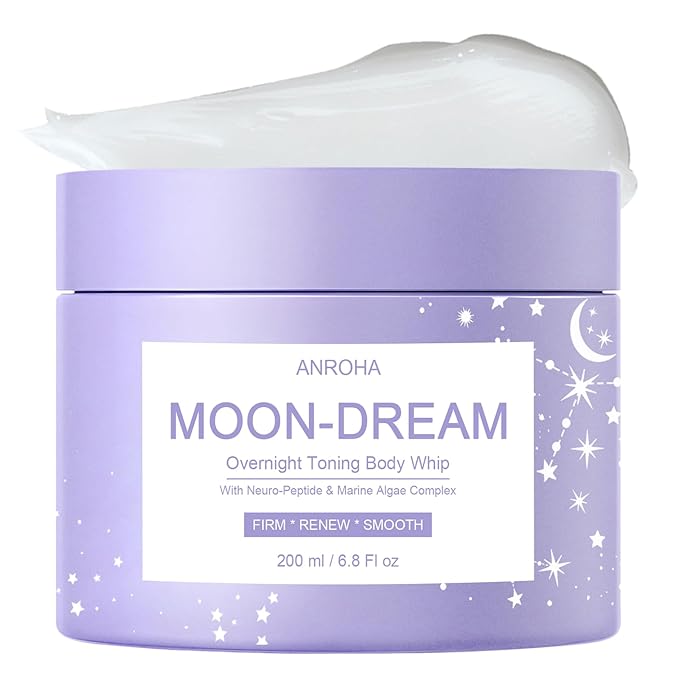 Moon Dream Overnight Toning Whip - Get Body Firming Cream for Women - Age Defying Lift and Frim Cream Helps Target the Appearance of Loose Skin On the Body 6.8 Fl oz