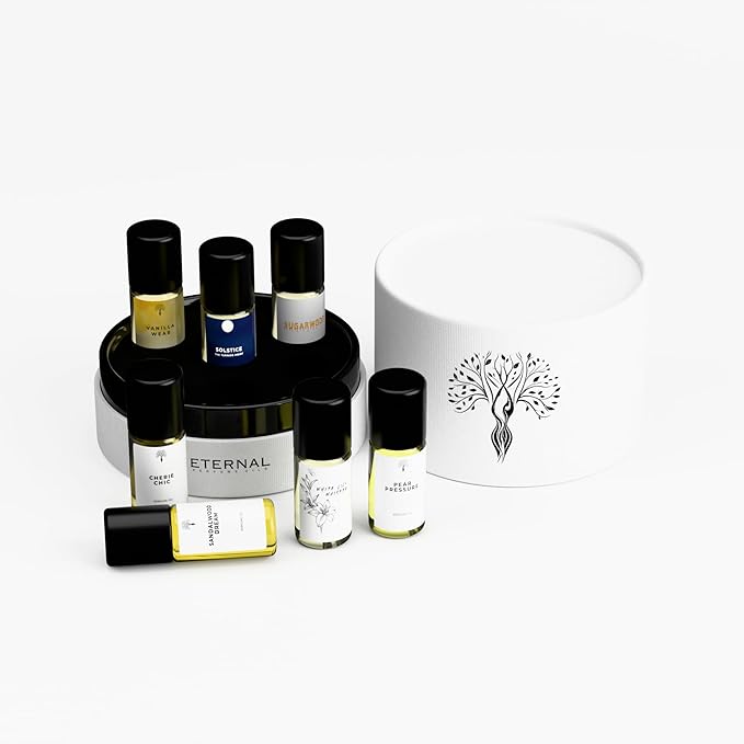 Eternal perfume oils - Discovery Set4 (7 x 5ml/1.18 fl. oz) - Testing Sampler Fragrances - Diverse Fragrance Collection - Inspired by Luxury Scents - Long-Lasting - Perfumes Sample Collection