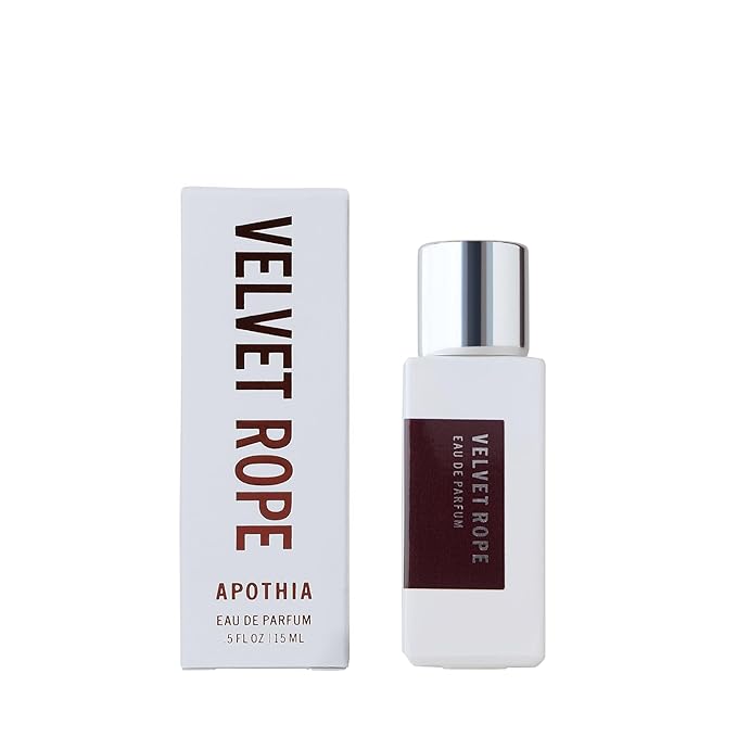 APOTHIA - Velvet Rope Travel Eau de Parfum | Vanilla Martini & Jasmine | Award Winning Fragrance | Premium Ingredients | Long Lasting Scent | 0.5 oz | 15 ml | Travel Size | Luxury Quality