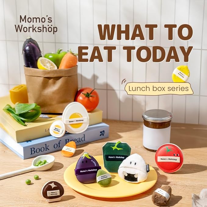 11-Piece Bento Box Makeup Sponge & Puff Set, Food Theme Beauty Foundation Puffs, 5 Types for Foundation, Concealer, Powder, Cream & Liquid Makeup, with Portable Storage Case