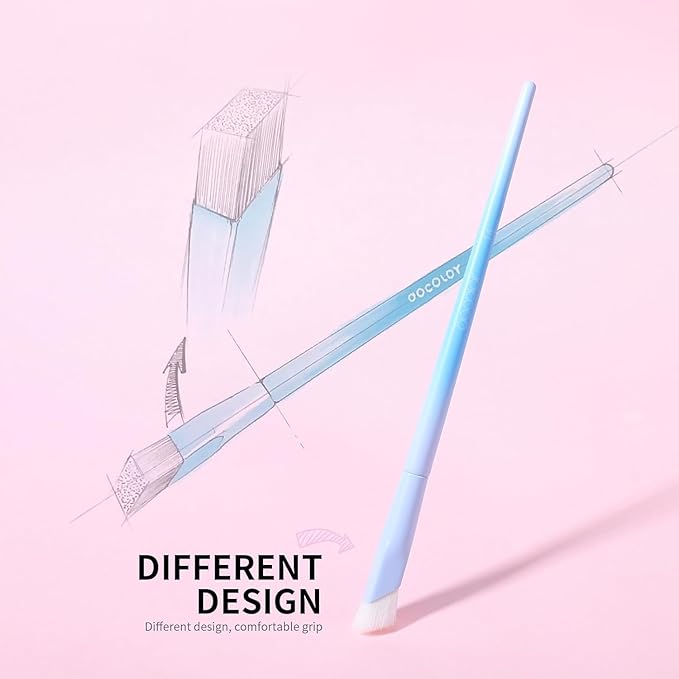 Docolor Makeup Brushes 16+3 Pcs Makeup Brush Set with Makeup Bag Makeup Sponge & Brush Cleaning Pad Professional Face Powder Kabuki Foundation EyeShadow Concealers Brush Kit Gift Box Fantasy Series Ⅲ