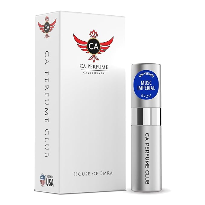 CA Perfume Impression of Musc Imperial for Women and Men Woody Floral Musk Scent Long Lasting Unisex Fragrance Eau De Parfum Travel Size Refillable Atomizer Spray 0.27 Fl Oz 8ml