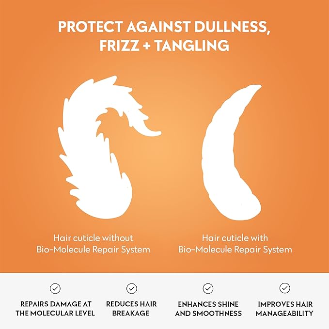 FOUR REASONS Bio-Molecule Repair Shampoo - Sulfate-Free Bond Repair Shampoo for Damaged & Dry Hair, Strengthens & Restores Moisture Balance - Vegan & Cruelty-Free