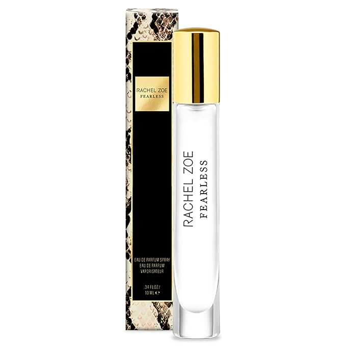 Rachel Zoe Fearless - 0.34 oz Eau de Parfum Mini Spray - Perfectly Balanced Feminine Perfume for Women - Awaken the Senses with a Lasting Signature Designer Scent