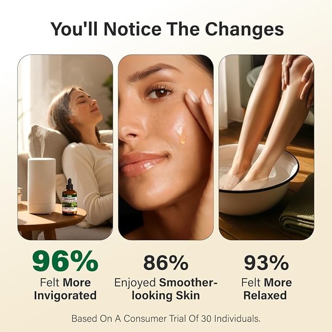 KUKKA Oregano Essential Oils - 4 Fl Oz - for Hair, Skin, Diffuser, Aromatherapy & DIY Soap Making Scent