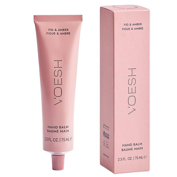 VOESH Vegan Hand Balm Fig & Amber 2.5 oz. – K-Beauty Korean Skincare Hand Cream for Dry Hands – Non-Greasy Fast-Absorbing Moisturizer with Turmeric Mango Butter and Squalane – Travel Size