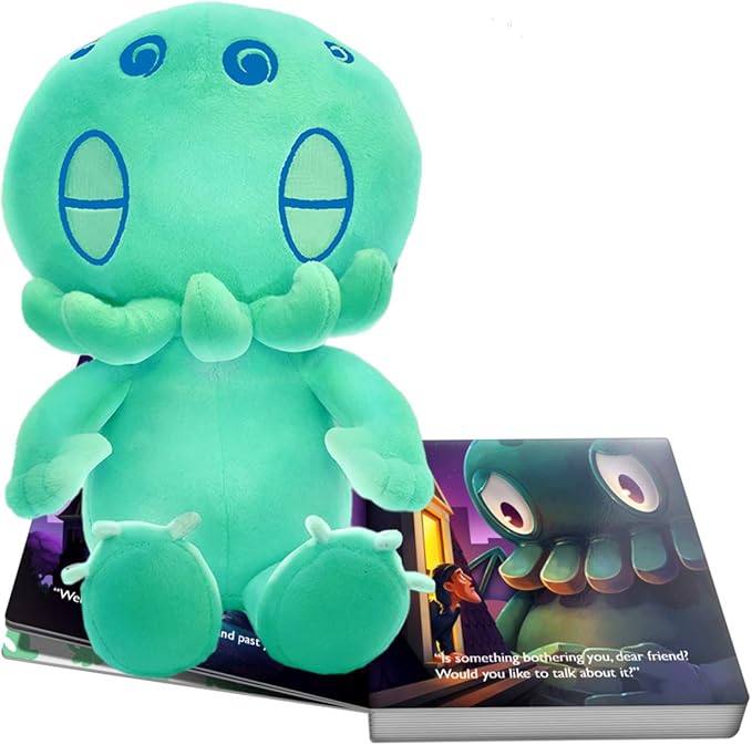 C is for Cthulhu Sweet Dreams Cthulhu & Glow-in-The-Dark Plush Bedtime Bundle (Standard Plush (12 inches))