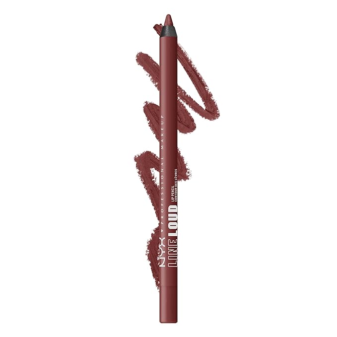 NYX PROFESSIONAL MAKEUP Line Loud Lip Liner, Longwear and Pigmented Lip Pencil with Jojoba Oil & Vitamin E - Sassy