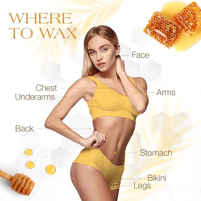 GiGi All Purpose Honee Hair Removal Soft Wax for All Skin and Hair Types, 14 oz