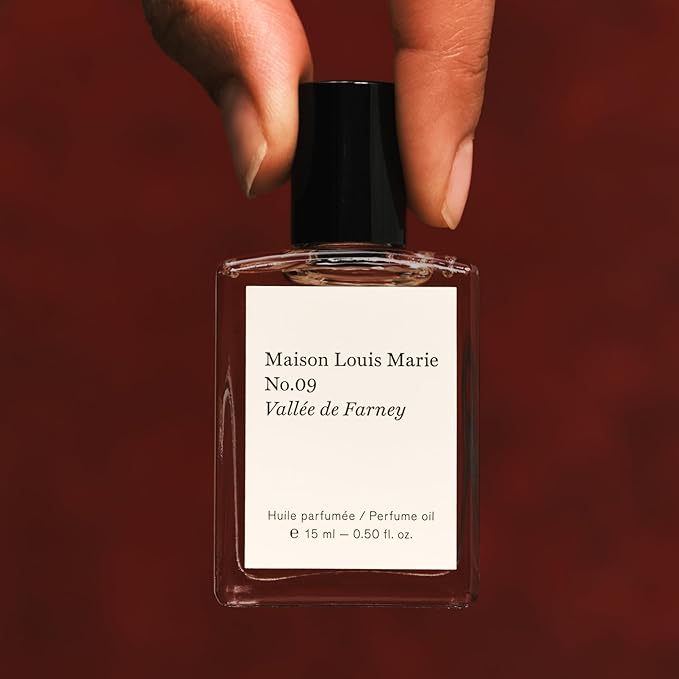 Maison Louis Marie - No.09 Vallée de Farney Natural Roll-On Perfume Oil | Luxury Clean Beauty + Non-Toxic Fragrance (0.5 fl oz | 15 ml)