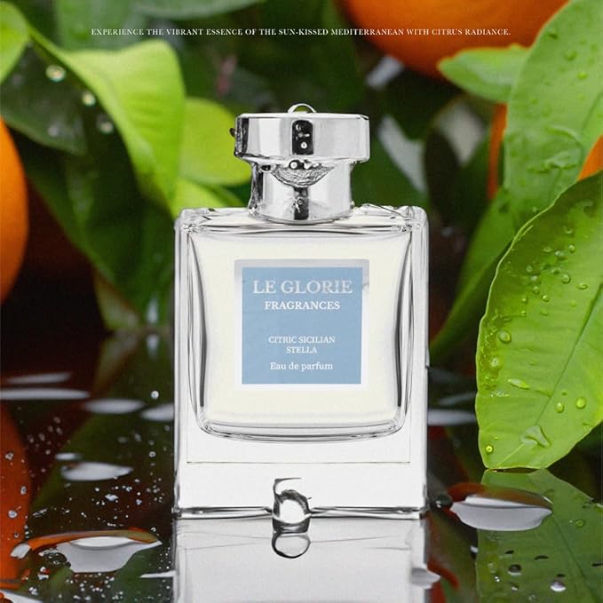Citric Sicilian Stella inspired by Met.eeore EDP, Long Lasting Luxury Perfume Spray for Men, Cruelty Free 0.33 oz 10ml