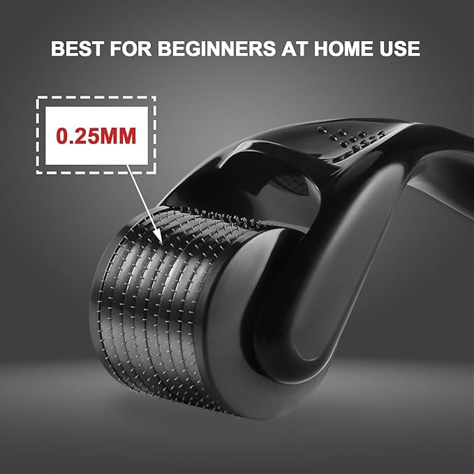 540 Titanium Derma Roller - Microneedle Micro Needle Roller for Men and Women Home Use - Microneedling Roller Microneedle Skin Care Tool A7