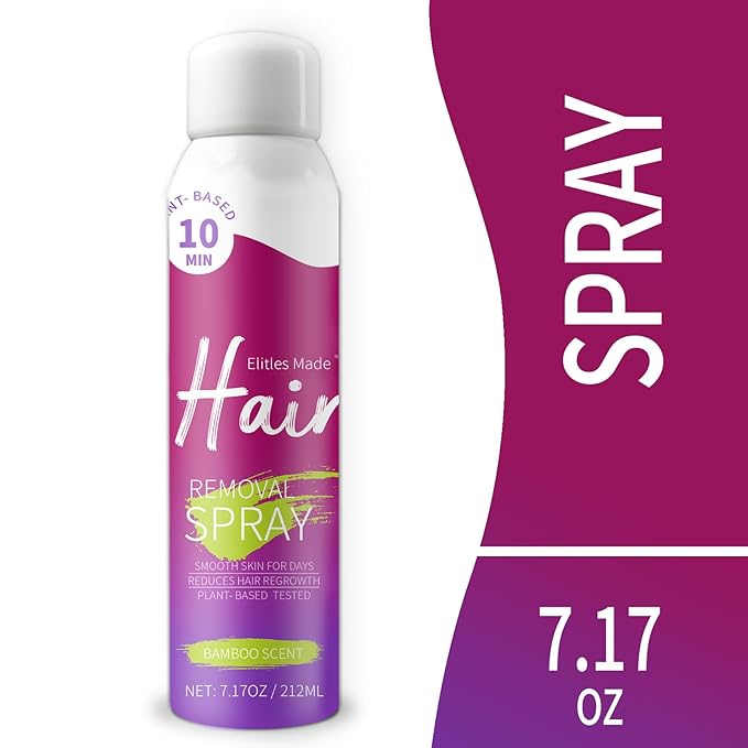 Hair Removal Spray, Hair Removal Cream for Women and Men, Painless Sensitive Skin Hair Remover for Bikini, Private Areas, Pubic, Body, Legs, and Underarms 7.17OZ