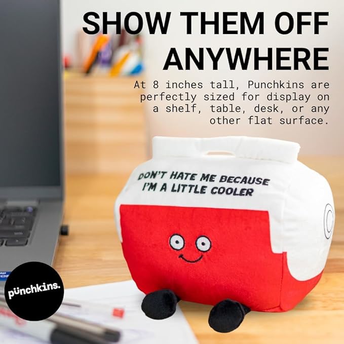 Punchkins Pizza Plushie - Lemme Getta Pizza Dat Sassy Pizza Plush, Gift for Pizza Lovers, Food Plush Toy for Gifting