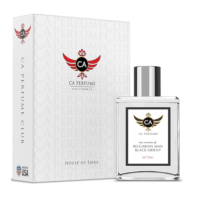 CA Perfume Impression of Belgarian Man Black Orient for Men Amber Woody Fragrance Long Lasting Mens Cologne Eau De Parfum 1.7 Fl Oz 50ml
