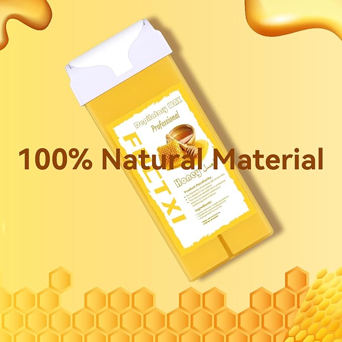 Roller Waxing Kit for Women's Sensitive Skin, 2 Ounce, Hair Removal for Legs