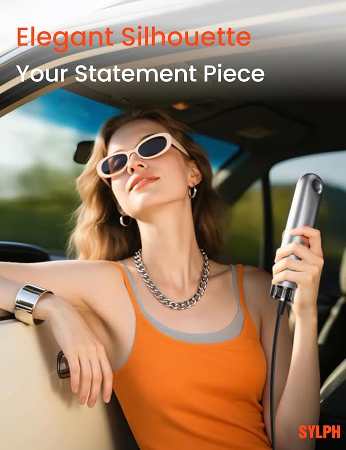 SYLPH Travel Hair Dryer, 60% Smaller & 0.55 lb Ultra Lightweight, 110,000 RPM High-Speed Motor, 200 Million Ions, Smart Mode, Temp Control, 4-Heat Modes, 850W, Mini Hair Dryer For Home, Hotel, Gym Use