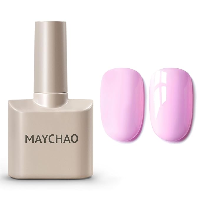 MAYCHAO 15ML Cake Pop Gel Nail Polish 1Pc Pop Pink Gel Polish Soak Off UV LED Nail Lamp Curing Needed for Nail Art Manicure Salon DIY at Home, 0.5 OZ