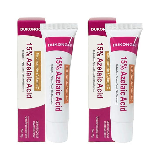 Azelaic Acid for Face Balance Skin Tone & Cleanse Pores, Azelaic Acid Serum-Relieve Acne, Blackhead & Redness,Premium Skin Care,20g(1 Pcs) (2PCS, Gram, 20)