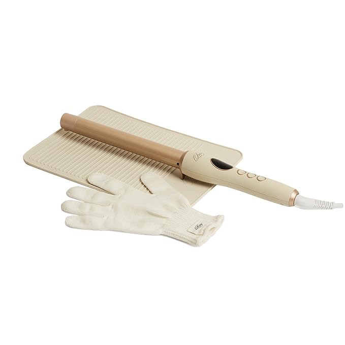 Luxy Signature Hair Curler (Extended Barrel 1 inch Curling Wand)