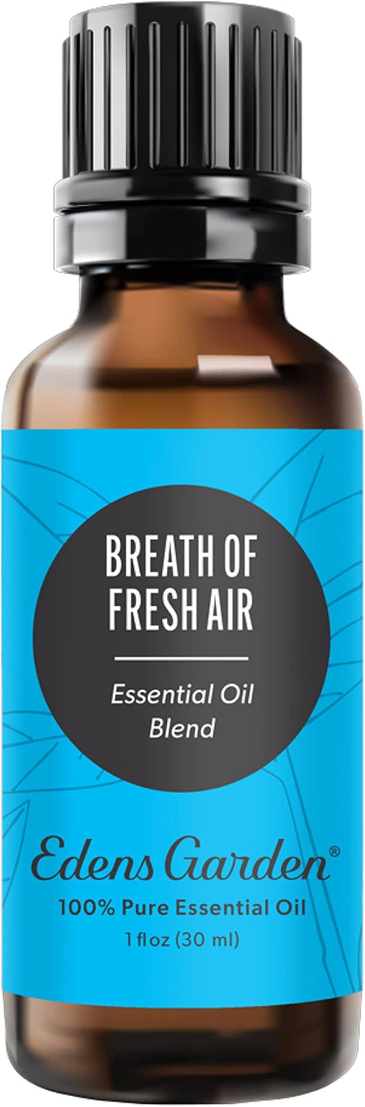 Edens Garden Breath of Fresh Air Essential Oil Blend- 100% Pure Premium Grade, Undiluted, Natural, Therapeutic, Aromatherapy, The Best for Skin, Humidifiers, Candle 30 ml (1 fl oz)