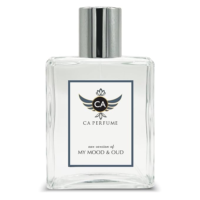 CA Perfume Impression of My Mood & Oud For Men Fragrance Spray 3.4 Fl Oz/100ml-X1